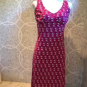 Herion Italian Silk Ostrich Dress